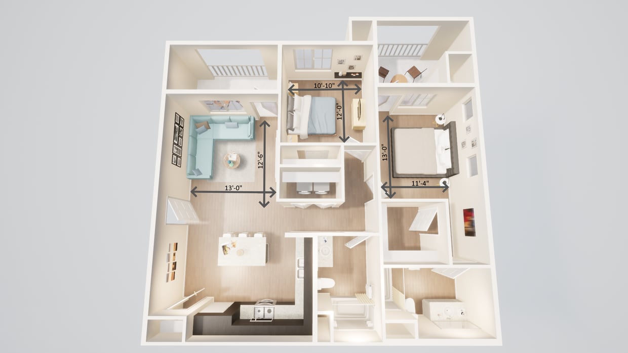 Floor Plan - Pescara F2