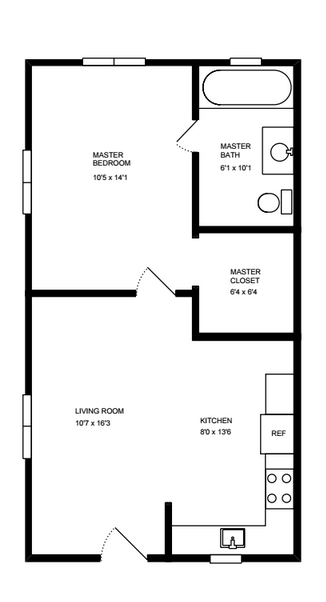 Floor Plan - Floorplan C Patio
