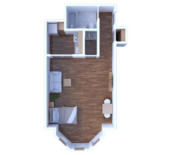 Floor Plan - Studio Floor Plan S36 676 3A