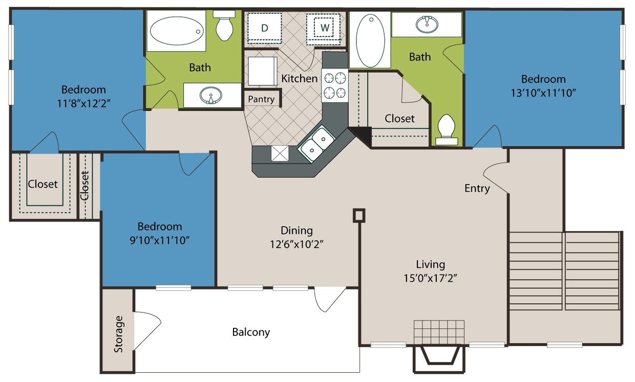 Riverchase_C2.jpg - 3 bedroom 2 bathroom 1268 sq ft