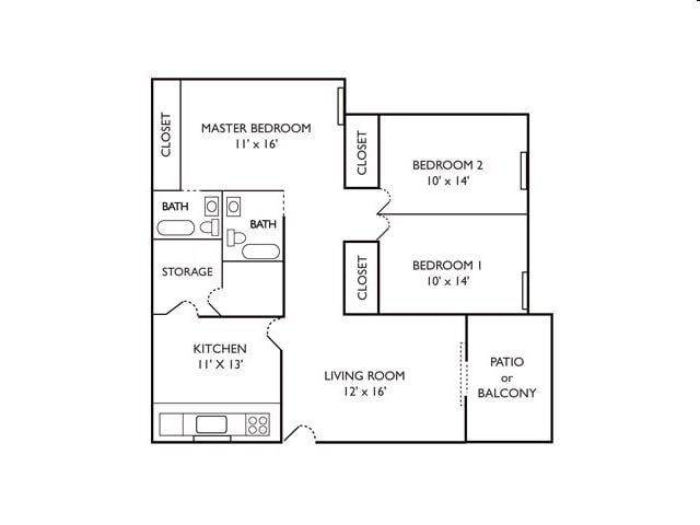 3BR/2BA - The Sierra