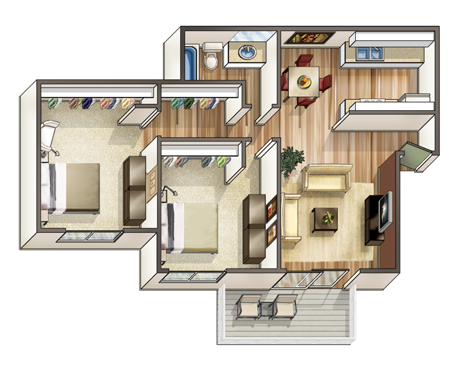 Floor Plan - Marlin Waterfront