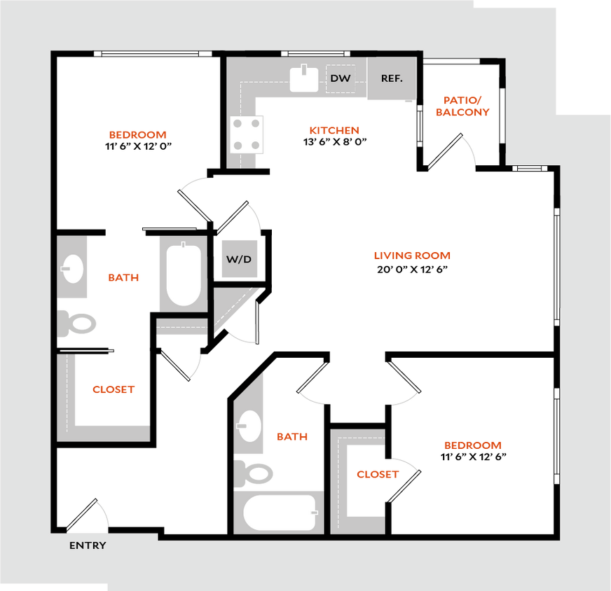 Floor Plan - Plan 2J