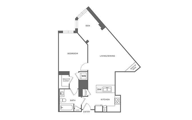 Floor Plan - A23 with Den