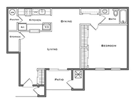 The Sequoia - 1 Bed x 1 Bath - Sequoia
