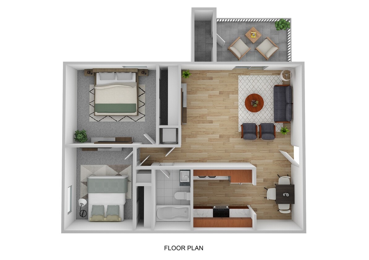 Floor Plan - B2 - Bridgeport