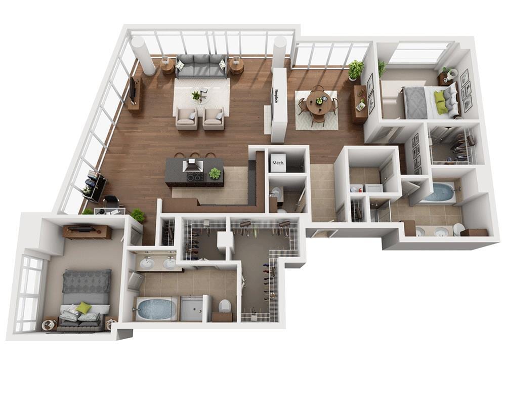 Floor Plan - Plan P6-T (P--B2.5DT)