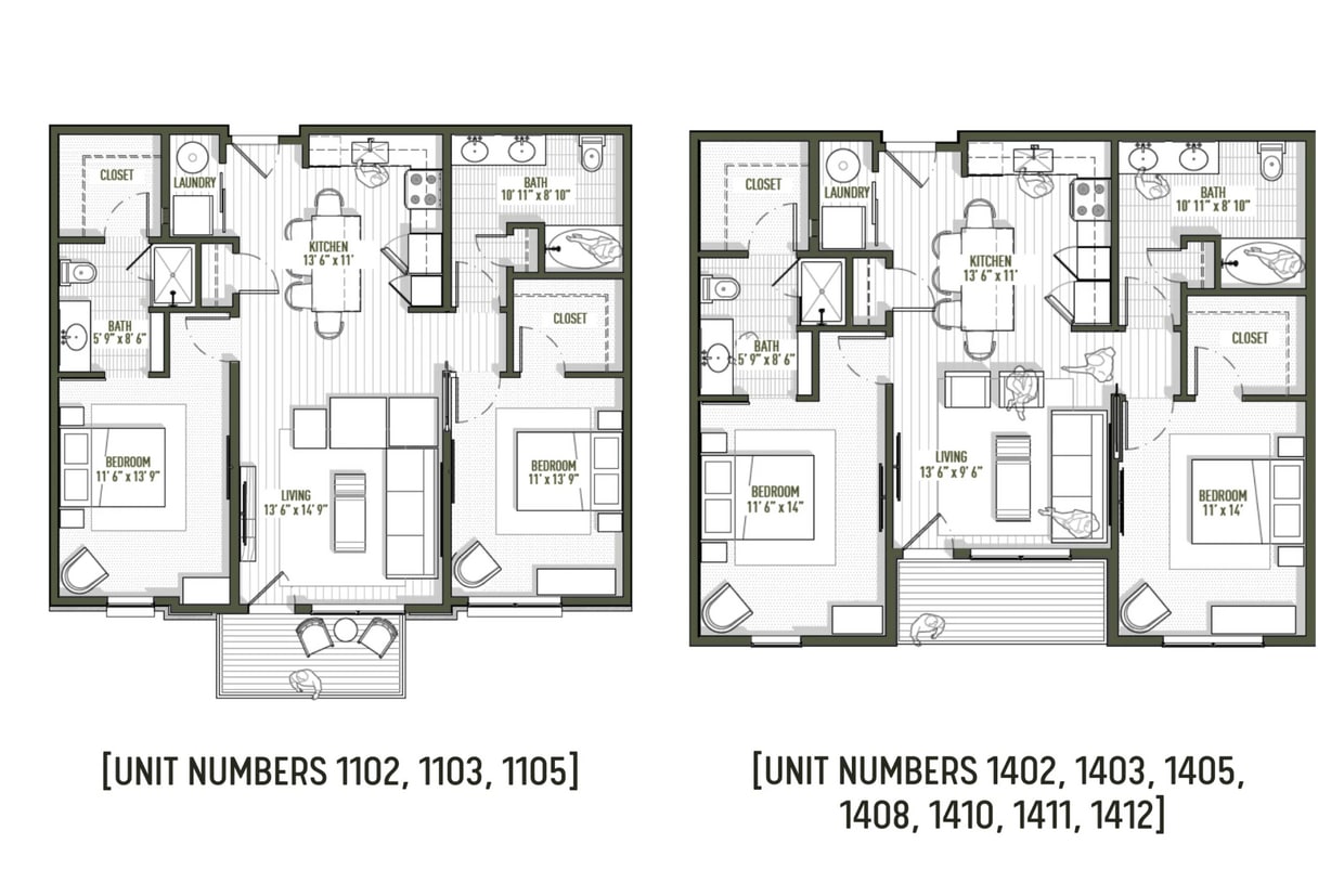 Floor Plan - West 8th - Silver