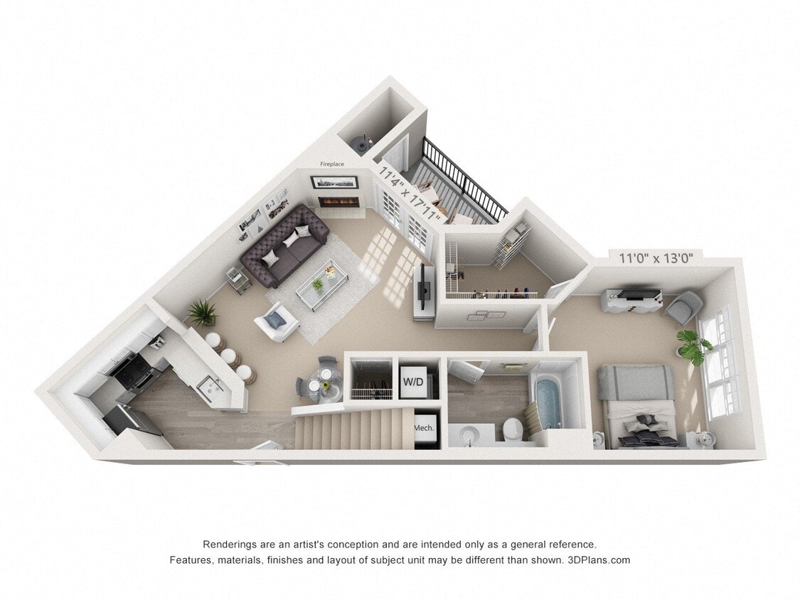 Floor Plan - Ashford - Renovated 