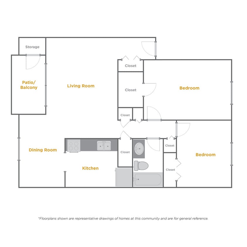 Floor Plan - The Collier