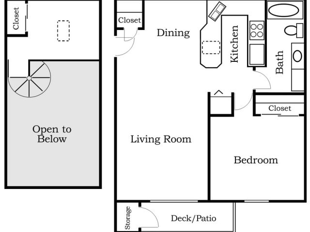 Cypress III - One Bedroom Loft