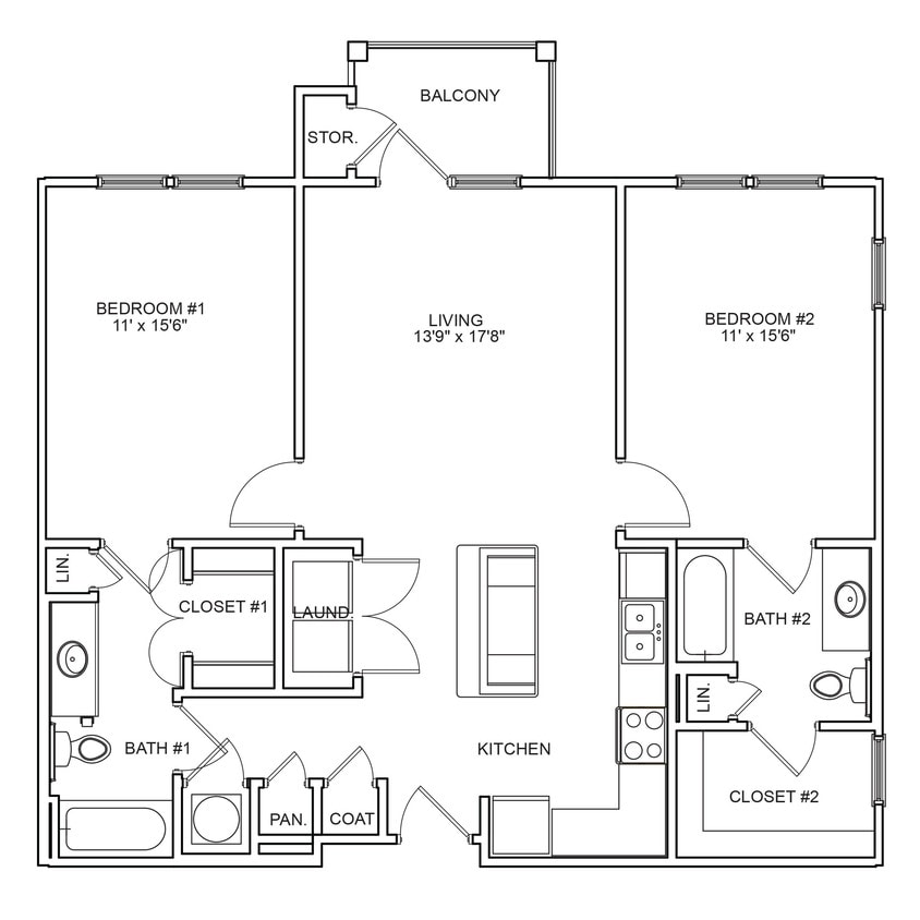 Capital Place at Southwood - Capital Place II - Alt - 2 Beds - 2 Baths - 1191 Sq. ft. - Capital Place II - Alt