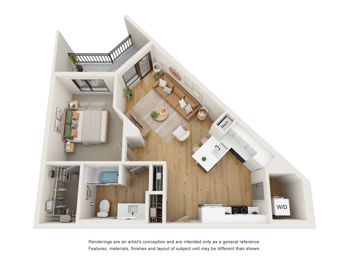 1/1 G - One Bedroom - Rockwell