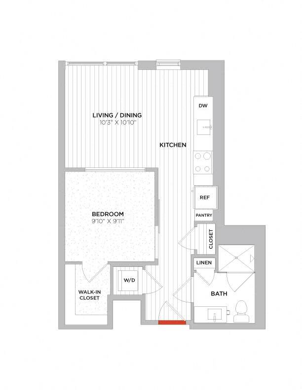 Floor Plan - Studio-S02 West