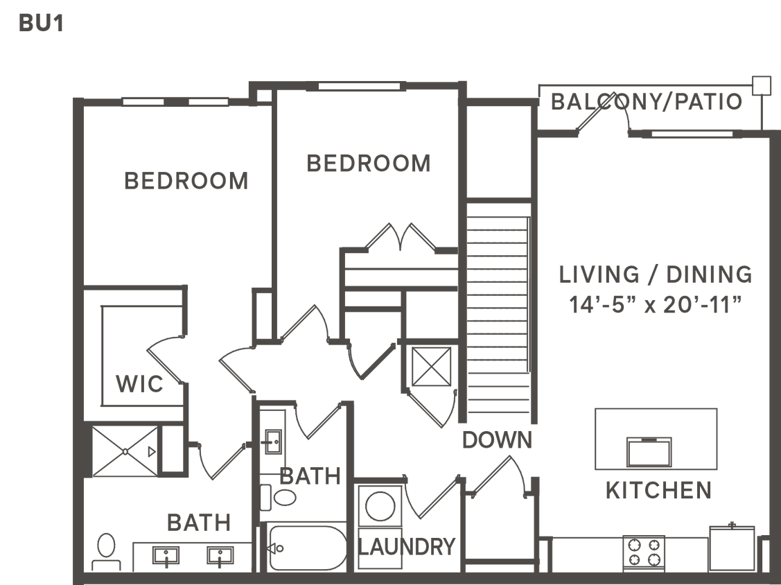Floor Plan - Ludington w/ Garage