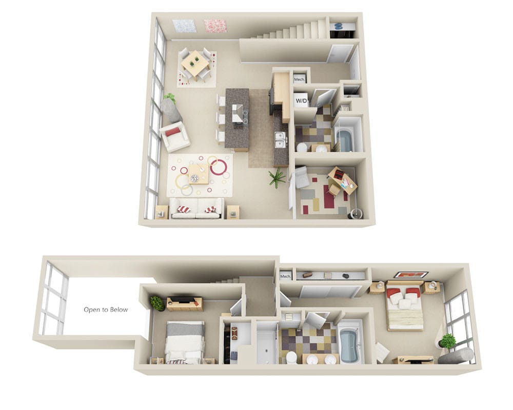 Floor Plan - Midrise B2WDT