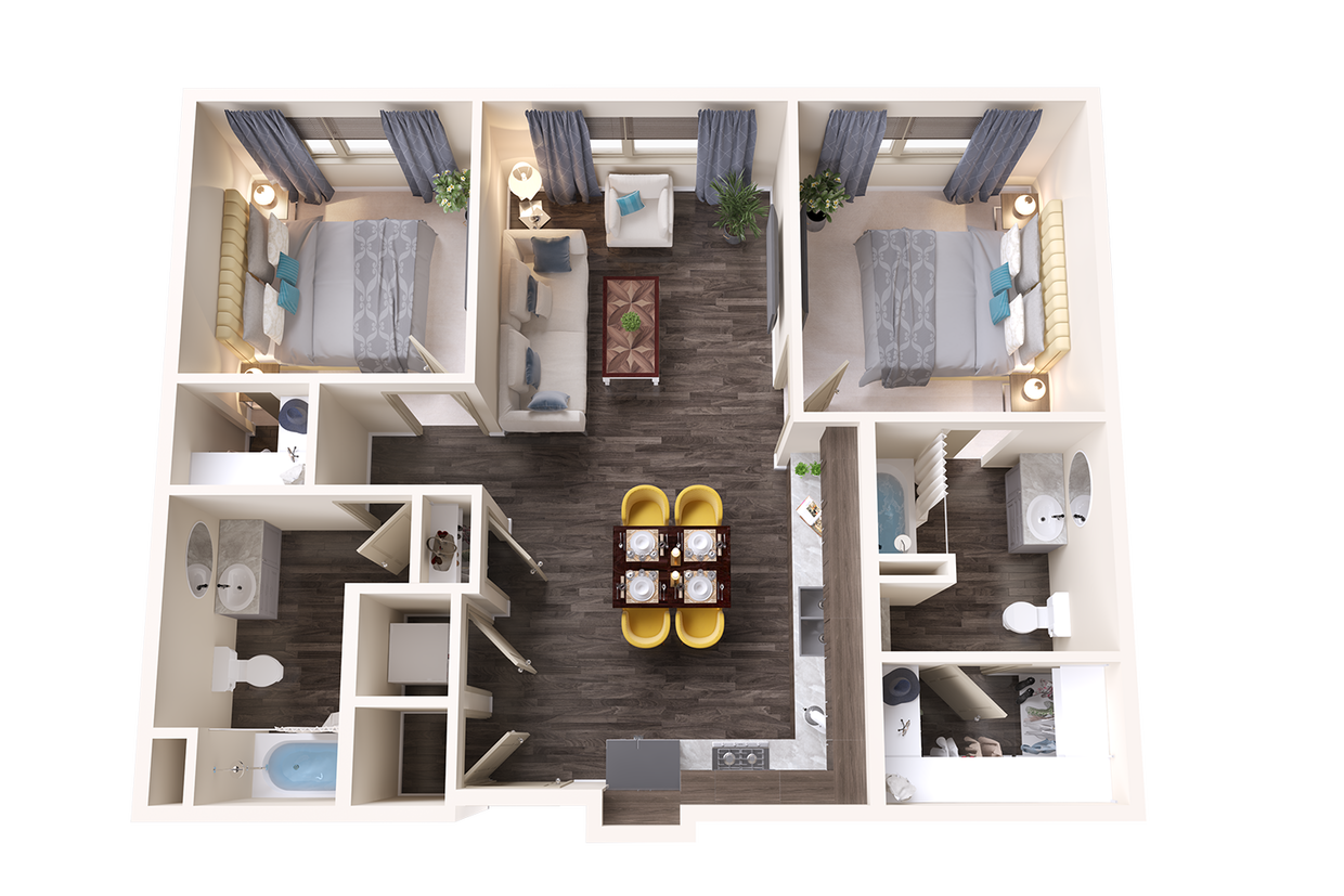 Two Bedroom Apartment in Norman, Oklahoma - Jade