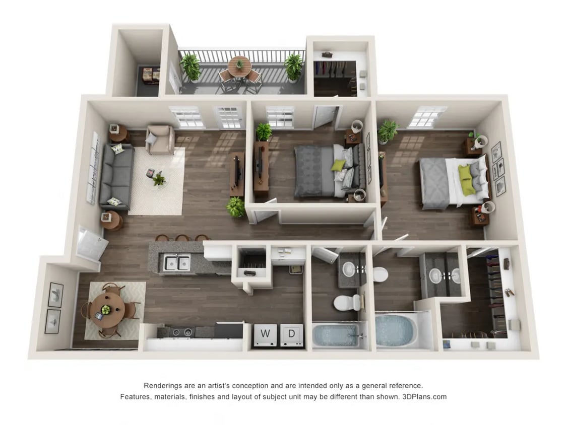 Floor Plan - The 1155