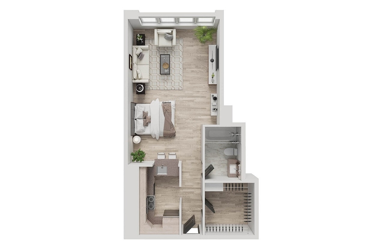 S | Studio Floorplan - S