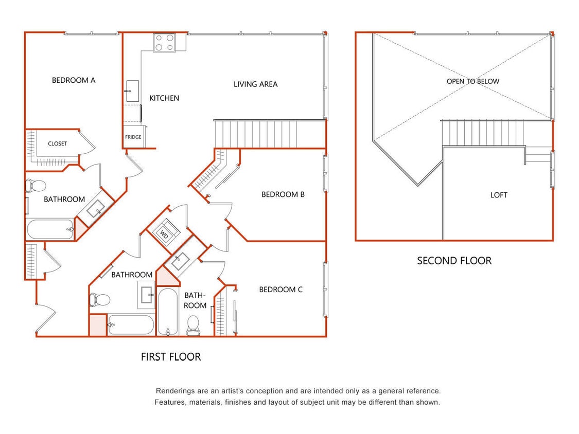 Floor Plan - D1 Loft