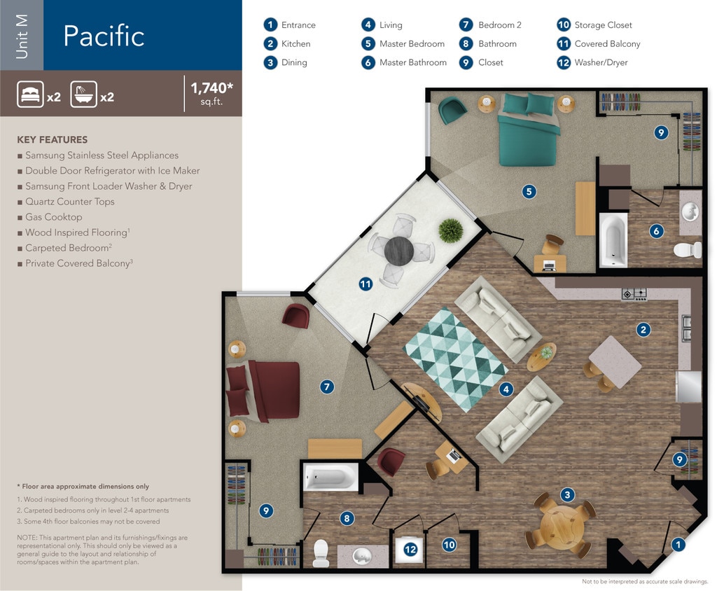 Floor Plan - Pacific