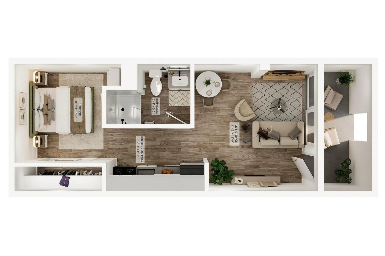 Floor Plan - Studio