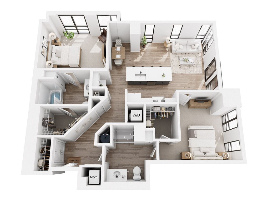 Floor Plan - 2 Bedroom G