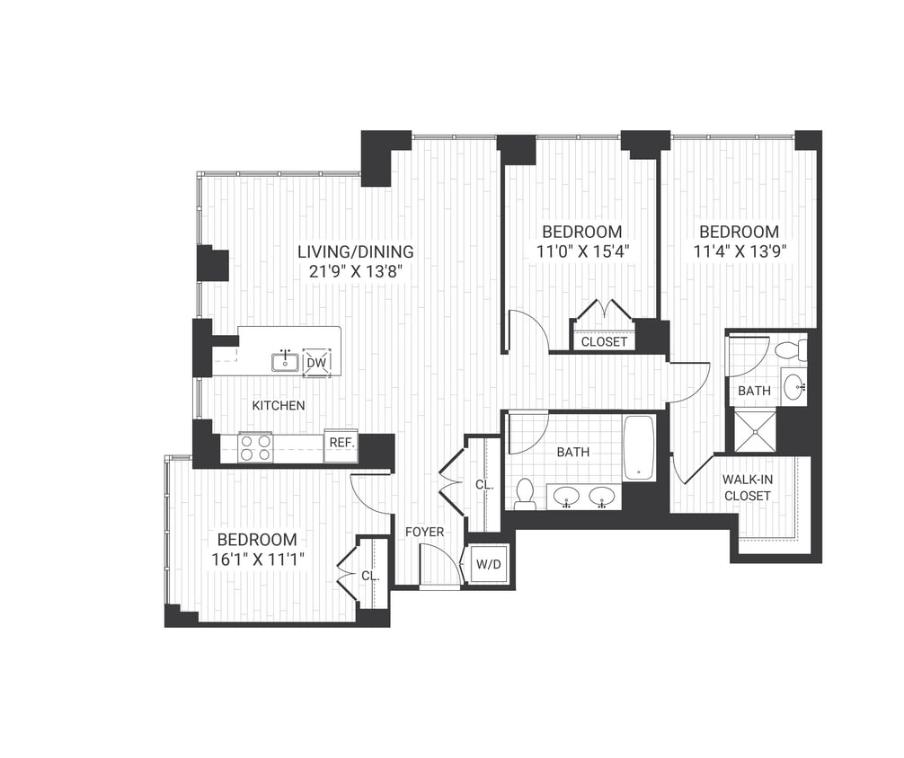 Floor Plan - B401 C1
