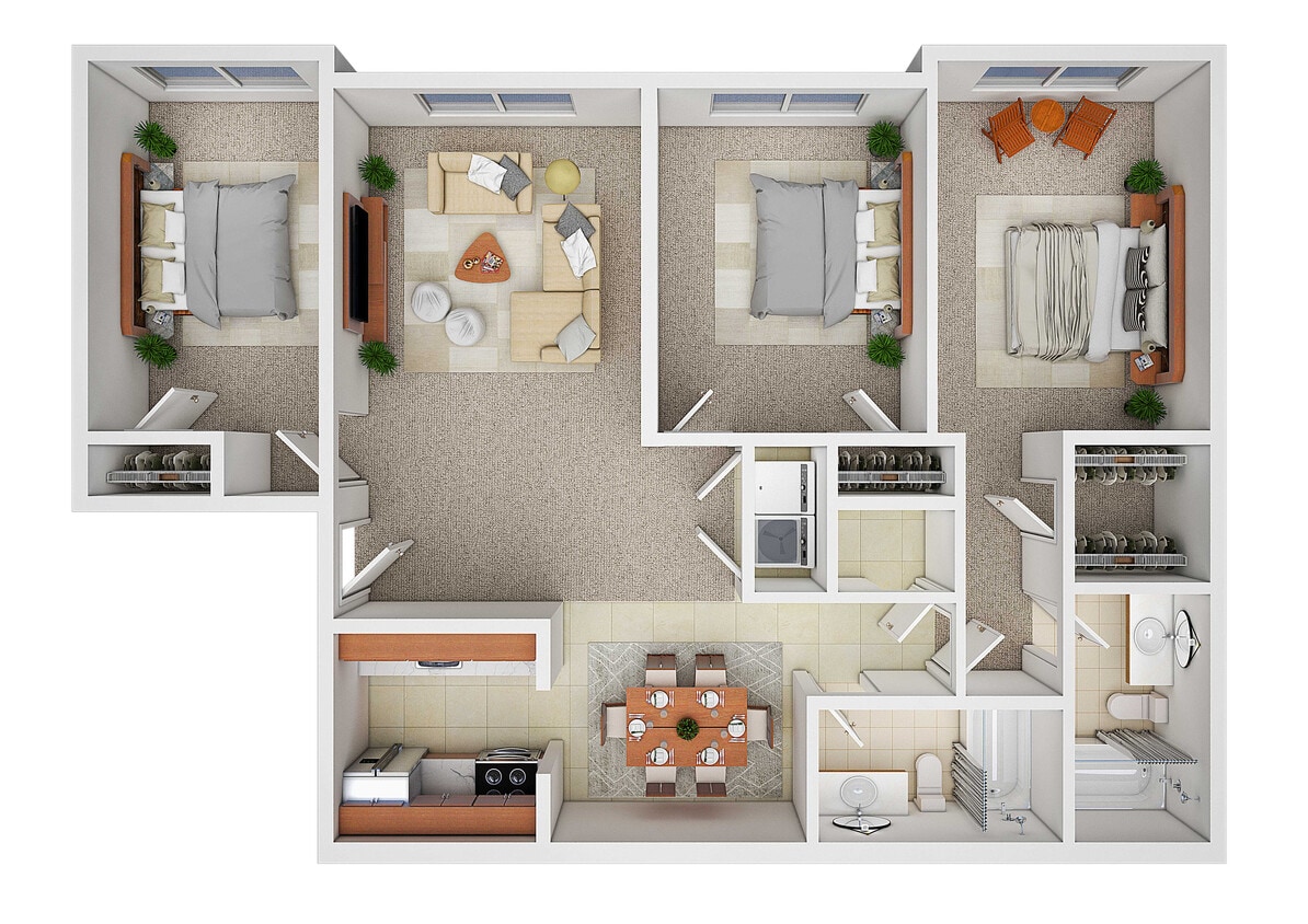 Crossings 3 bed 2 bath - 3 Bedroom, 2 Bath