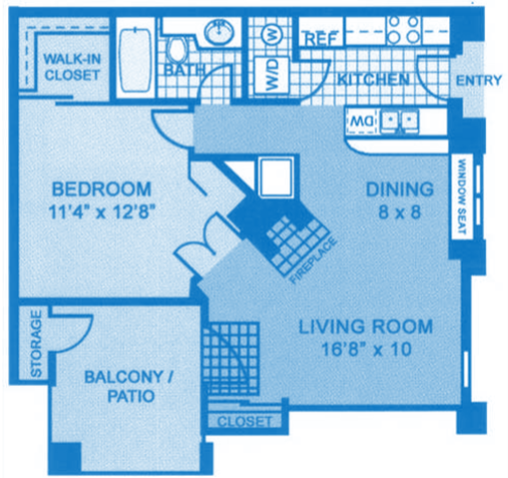 Floor Plan - A1 | One Bedroom