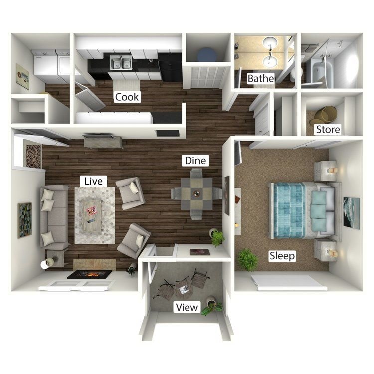 Floor Plan - The Bungalow