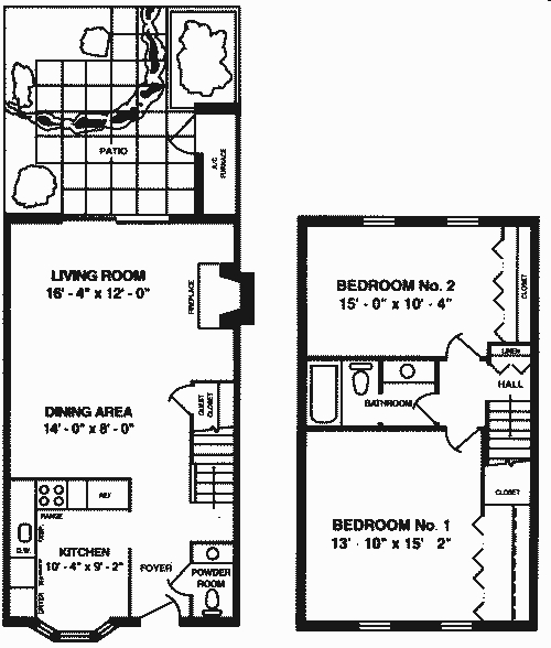2 Bedroom Hoffer House - 2 Bedroom Hoffer House