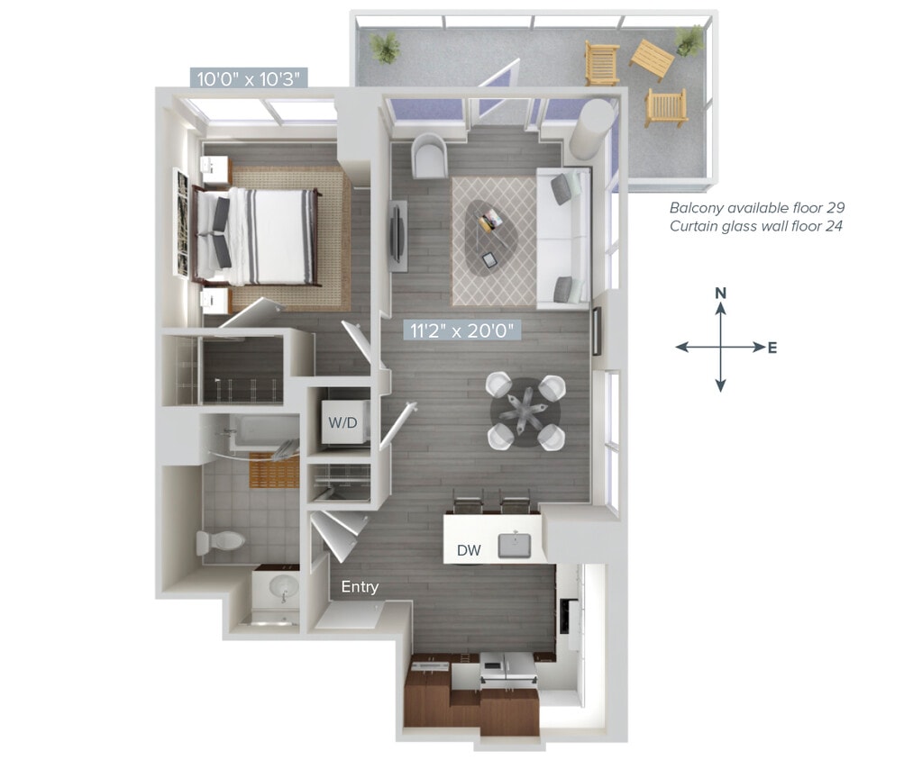 Floor Plan - A4-707-721