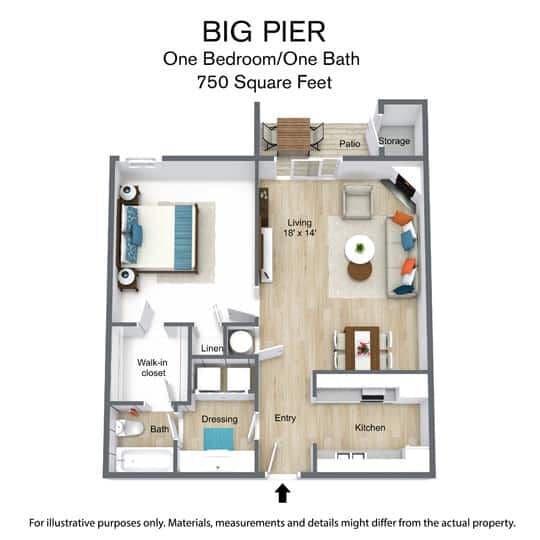 Floor Plan - Big Pier