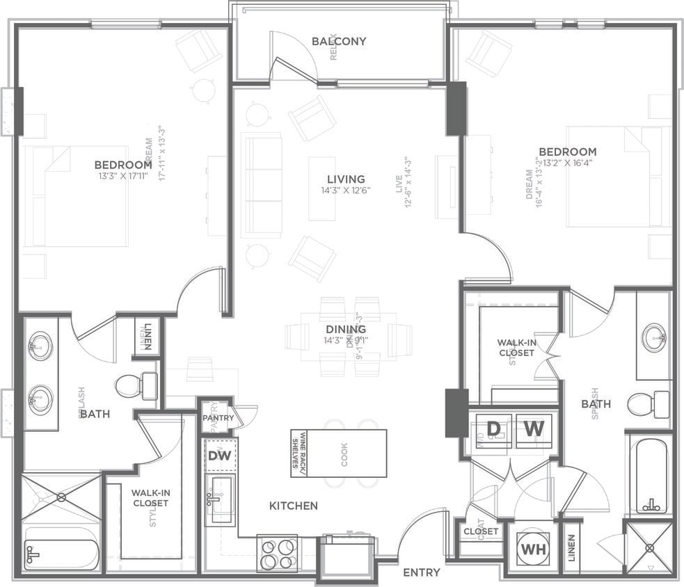 Floor Plan - The Hunt Tower