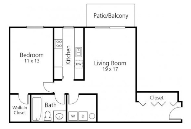 1BR/1BA - Ronan