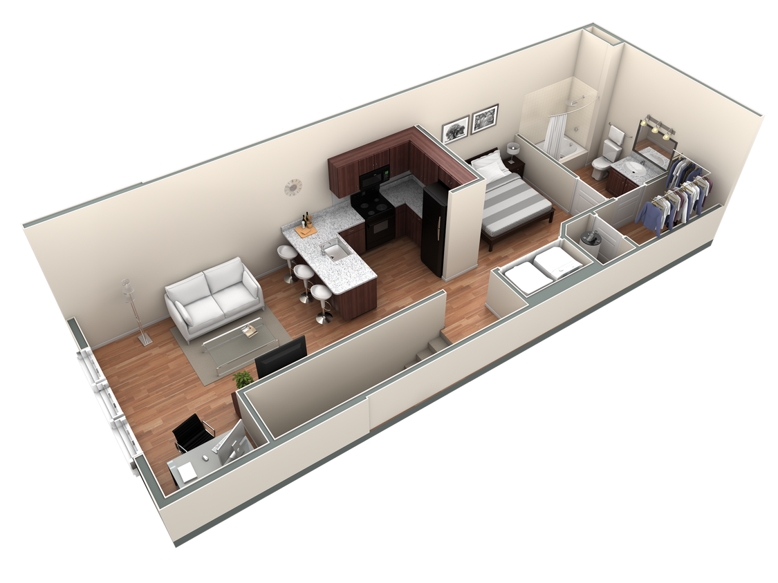 Floor Plan - Studio Grand Courtyard