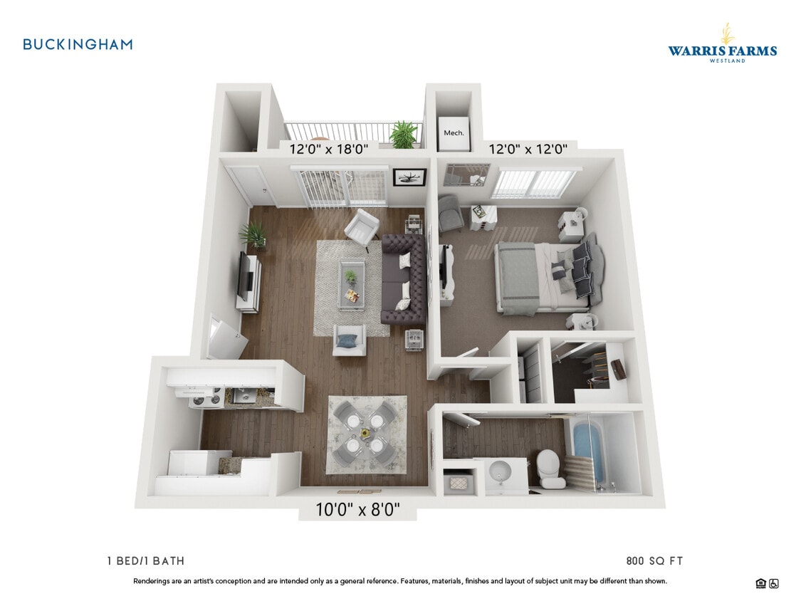 Floor Plan - The Buckingham