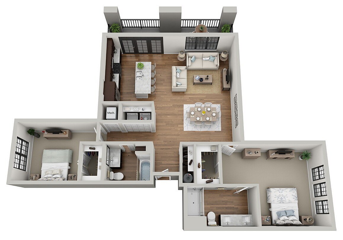 Floor Plan 2E | Arrabelle Apartments | Apartments in Cedarburg, WI - 2E