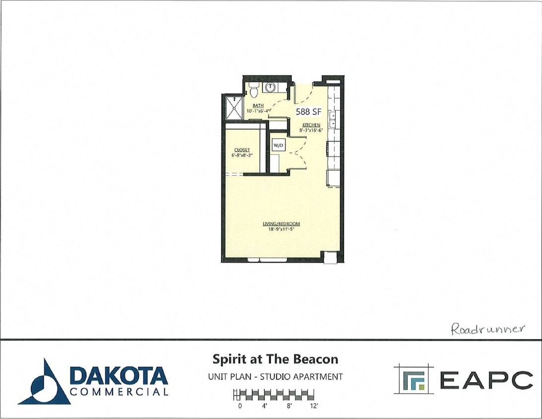 Floor Plan - Roadrunner Studio