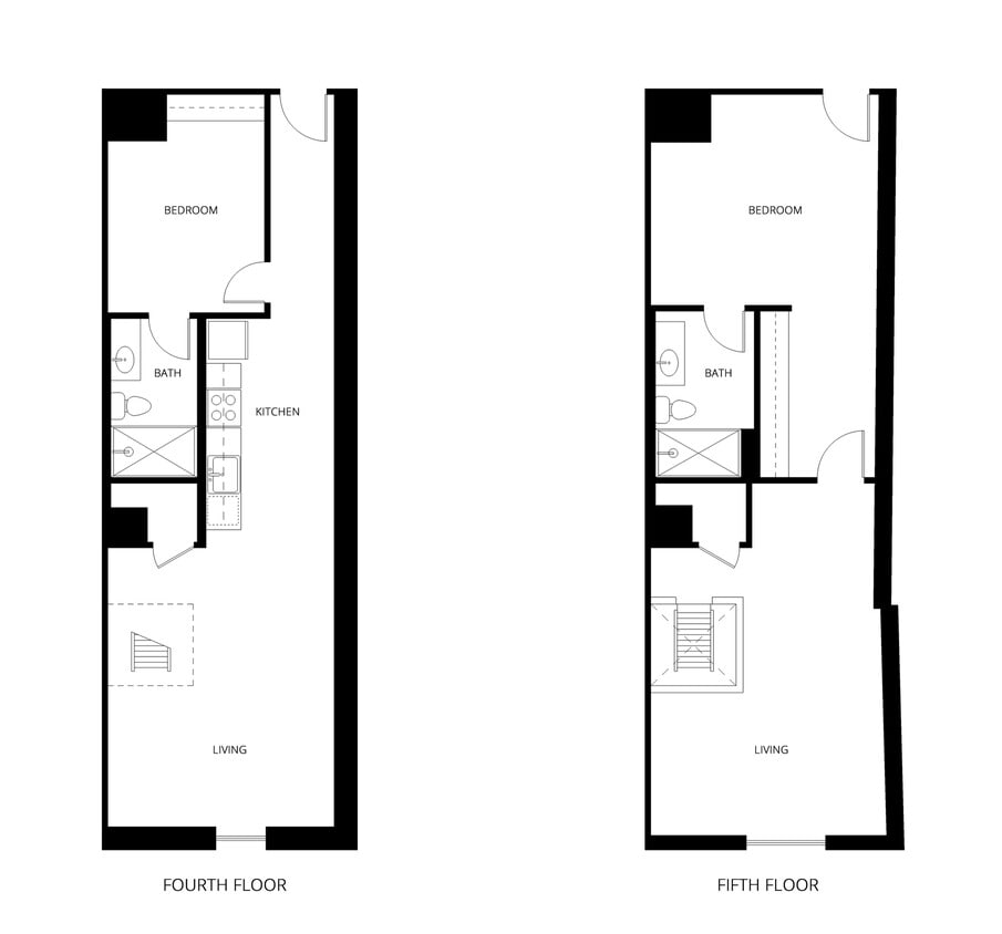 2 Bed | 2 Bath | 1096-1168 SQ FT - LOFT-AB