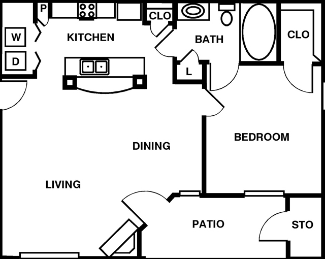 1BR/1BA - A3