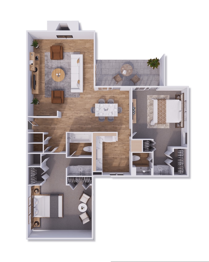 Floor Plan - Gardens B5