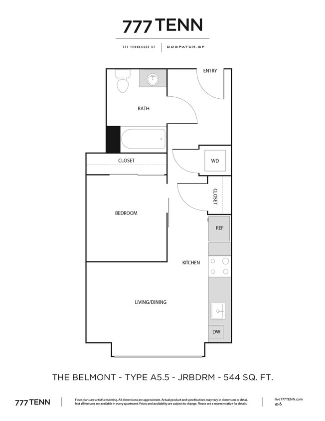Floor Plan - The Belmont