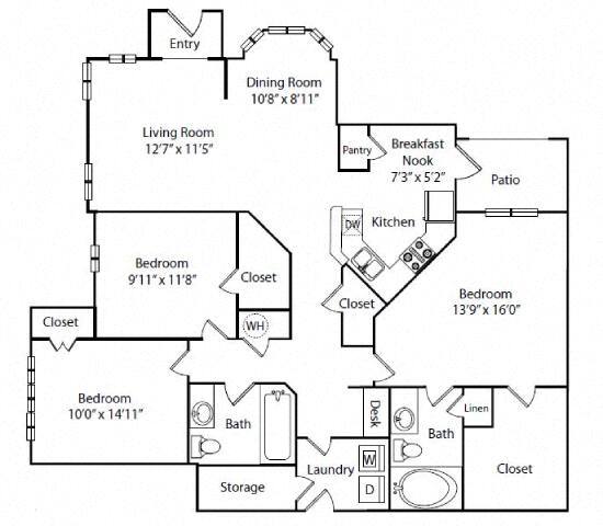 Floor Plan - 3B Renovation 2