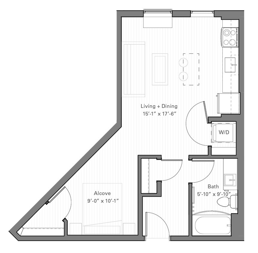 Irvine F floor plan Irvine Exchange - Irvine F