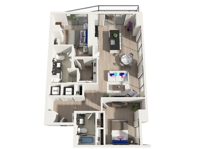 B2PH | 2x2 | 1161 sq ft - B2PH