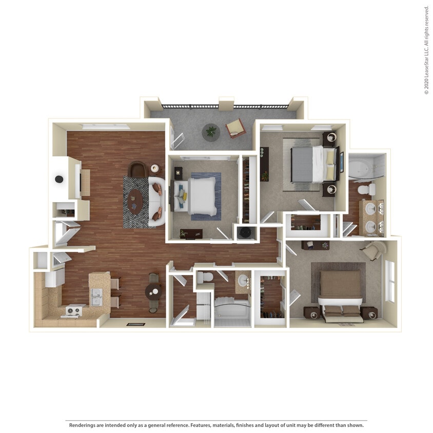 Floor Plan - 3 Bed 2 Bath 1-car Garage 1458 SqFt (1341 Net)