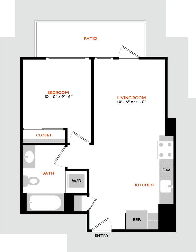 Floor Plan - South 1B