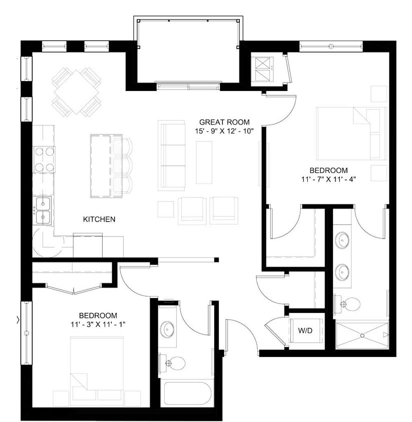 Floor Plan - The Charleston (C5)
